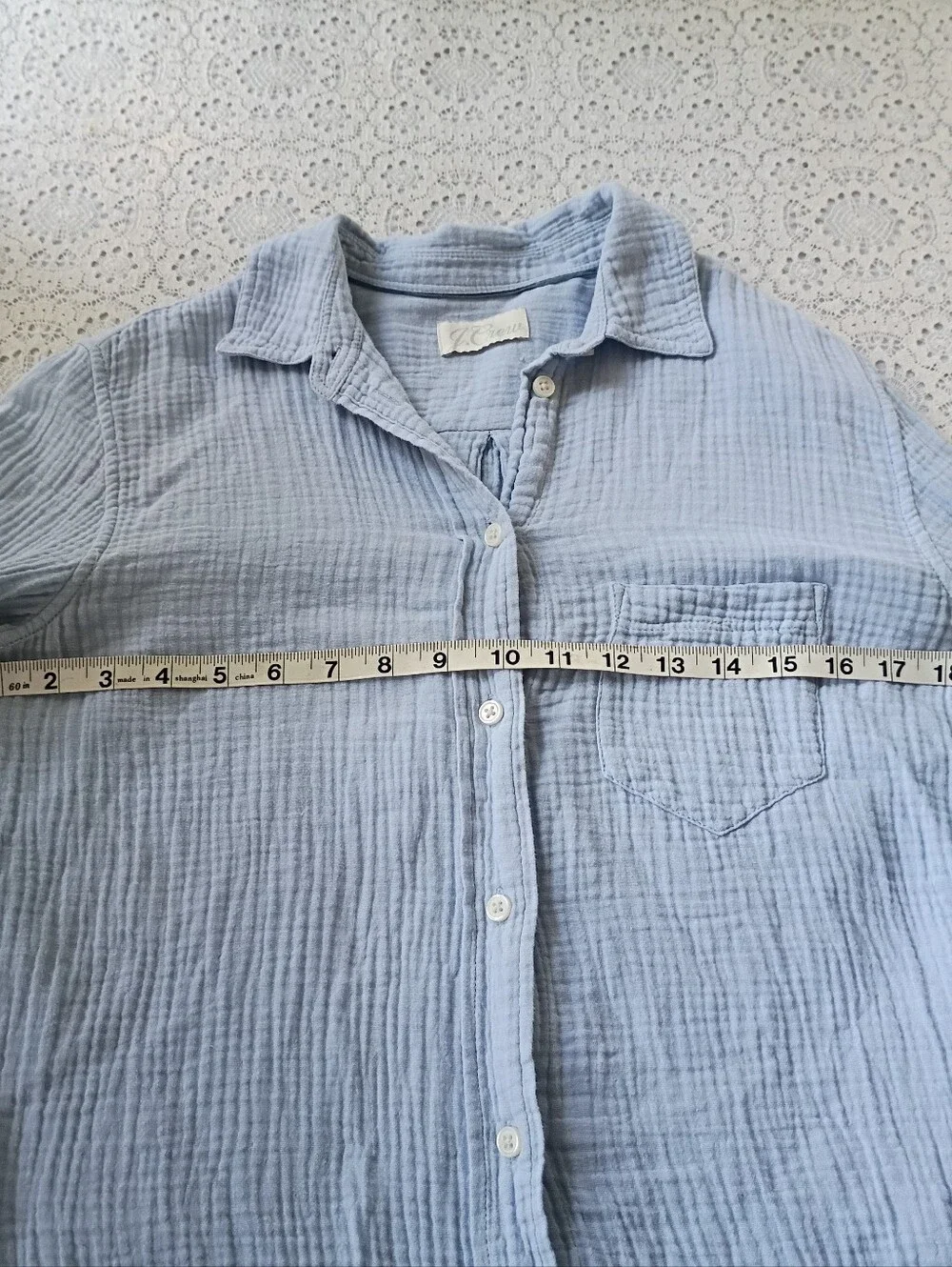 Women's Cotton Double Gauze Button Down Shirt